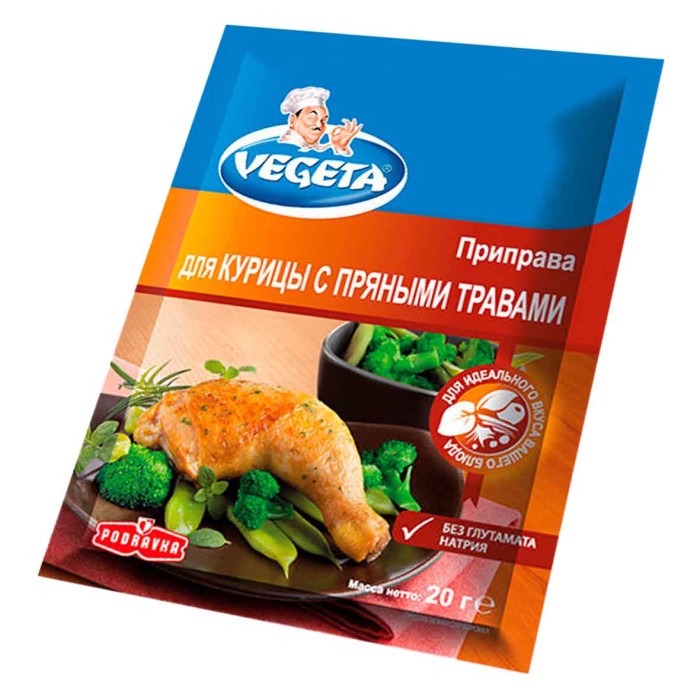 Приправа Vegeta для курицы с пряными травами 20гр м/у