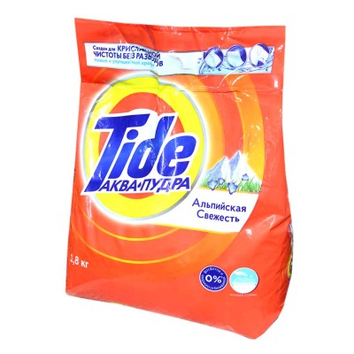 Порошок для стирки Tide Альпийская свежесть ручная 1,8кг м/у