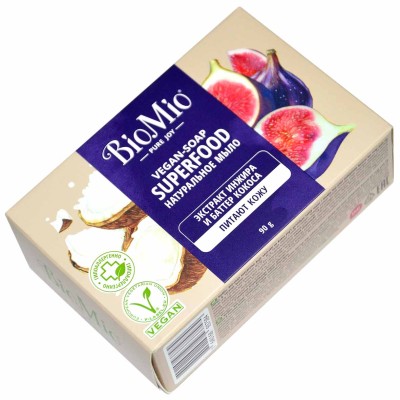Мыло BioMio Инжир и кокос 90гр к/у