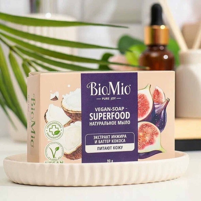 Мыло BioMio Инжир и кокос 90гр к/у