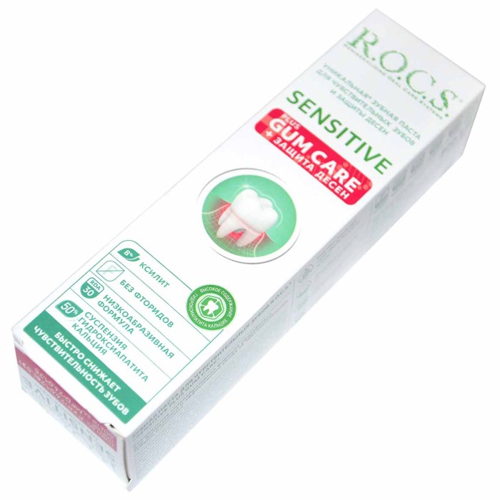 Паста зубная R.O.C.S Sensetive Plus Gum Care 94гр к/у