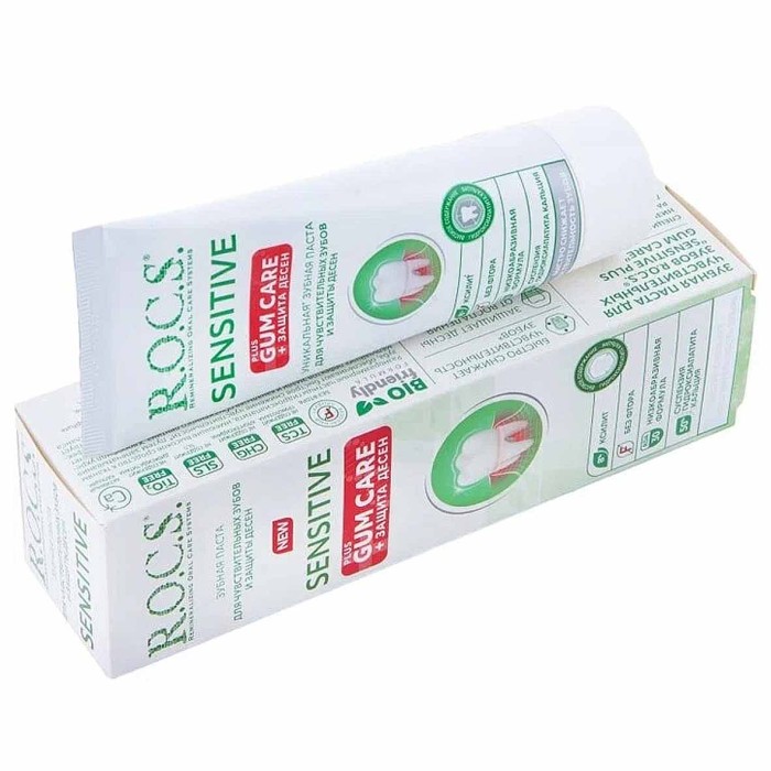 Паста зубная R.O.C.S Sensetive Plus Gum Care 94гр к/у