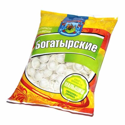 Пельмени Богатырский продукт Малышки 400гр м/у