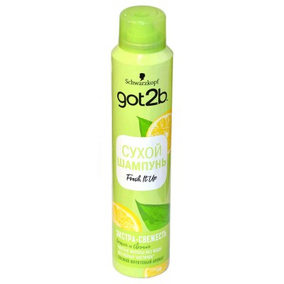 Шампунь сухой для волос Got2b Fresh it up Extra Fresh 200мл ж/б