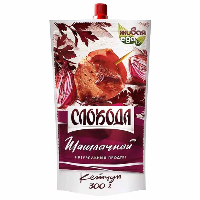 Кетчуп Слобода Шашлычный 300гр д/п