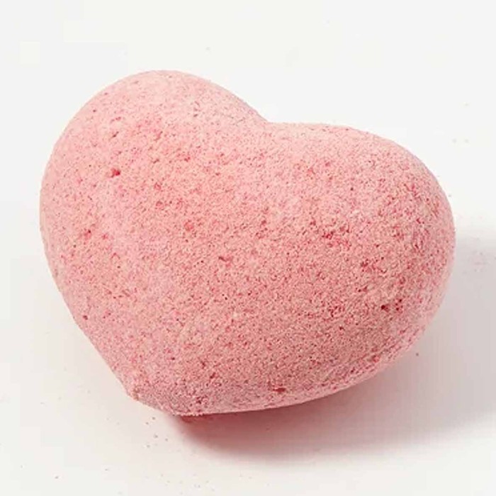 Бомба для ванн Lolimi) Клубника сердце 145гр в/у