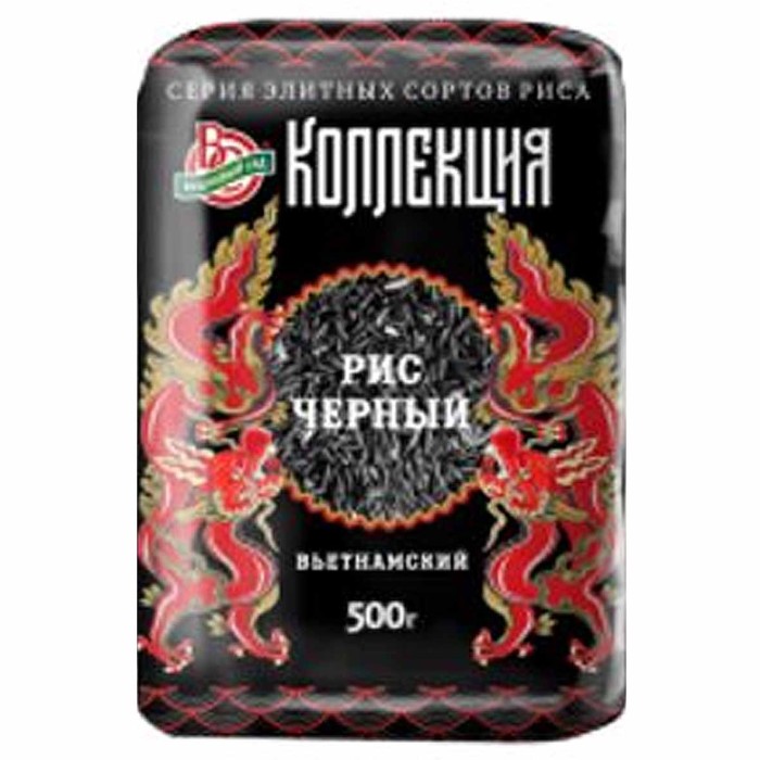 Крупа рис Вишневый сад Вьетнамский черный 500гр м/у