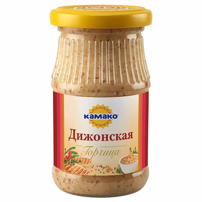 Горчица Камако Дижонская 170гр ст/б