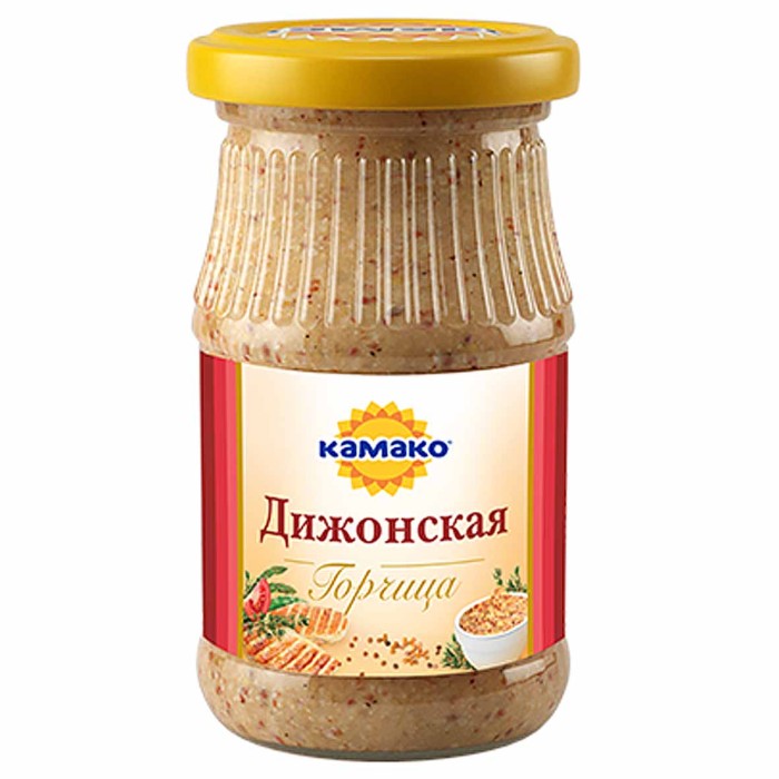 Горчица Камако Дижонская 170гр ст/б