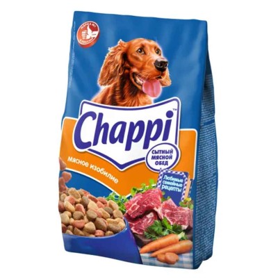 Корм для собак Chappi мясное изобилие 600гр м/у