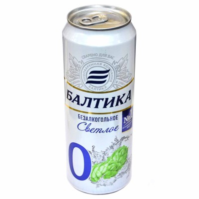 Пиво Балтика 0 0,45л ж/б