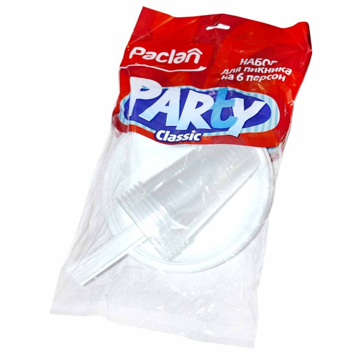 Набор для пикника Paclan Party на 6 персон пластиковый