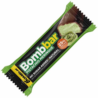 Батончик глазированный Bombbar Фисташковая меренга в шоколаде 40гр м/у