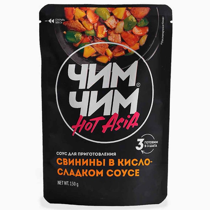 Соус Чим-Чим для свинины в кисло-сладком соусе 150гр д/п