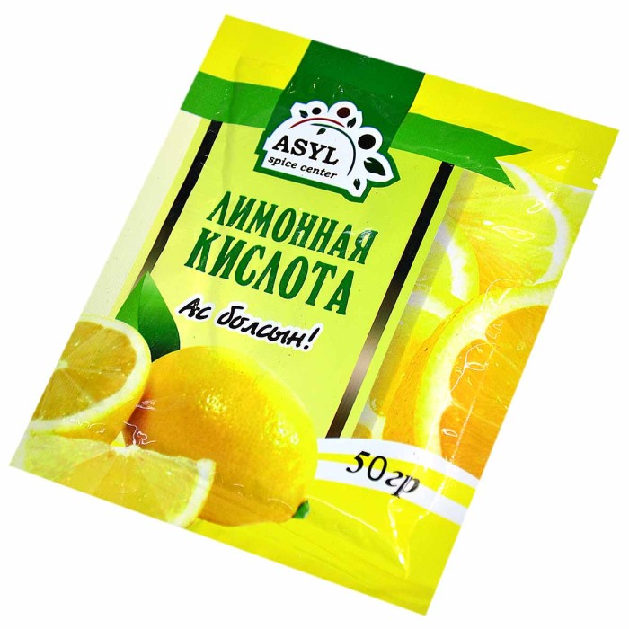 Кислота лимонная Asyl 50гр м/у