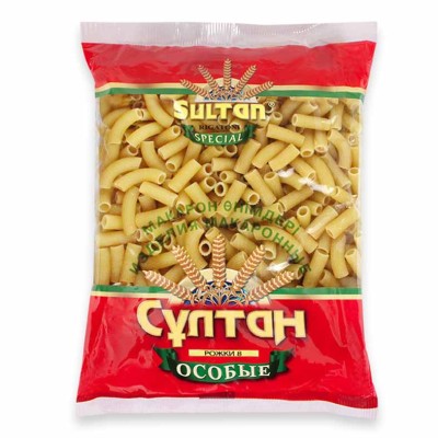 Макароны Султан рожки №8 М122 400гр м/у