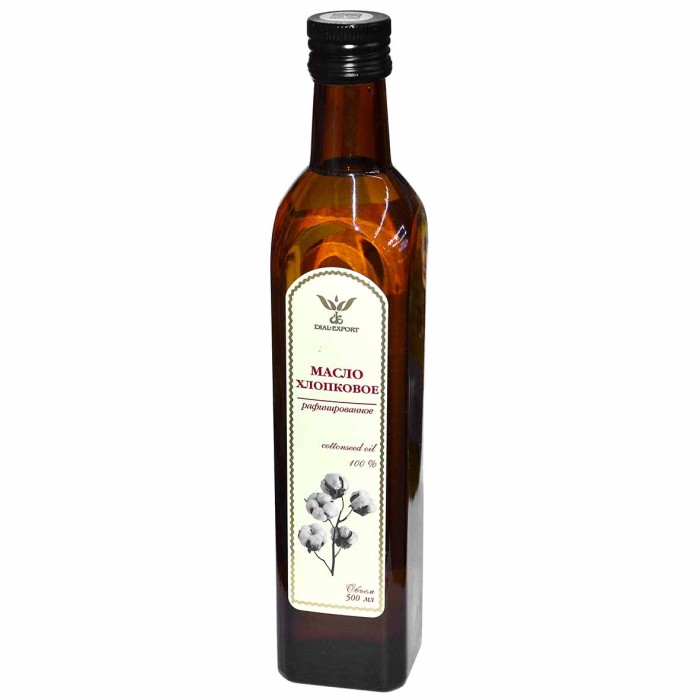 Масло хлопковое Dial Export раф 500мл ст/б