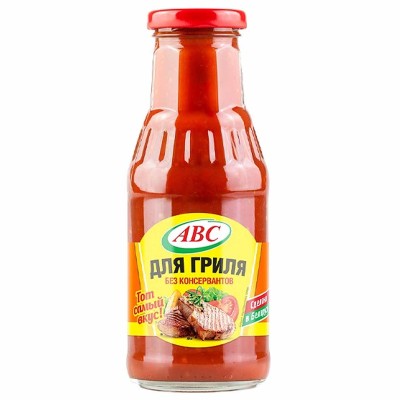 Кетчуп АВС Для гриля 320гр ст/б