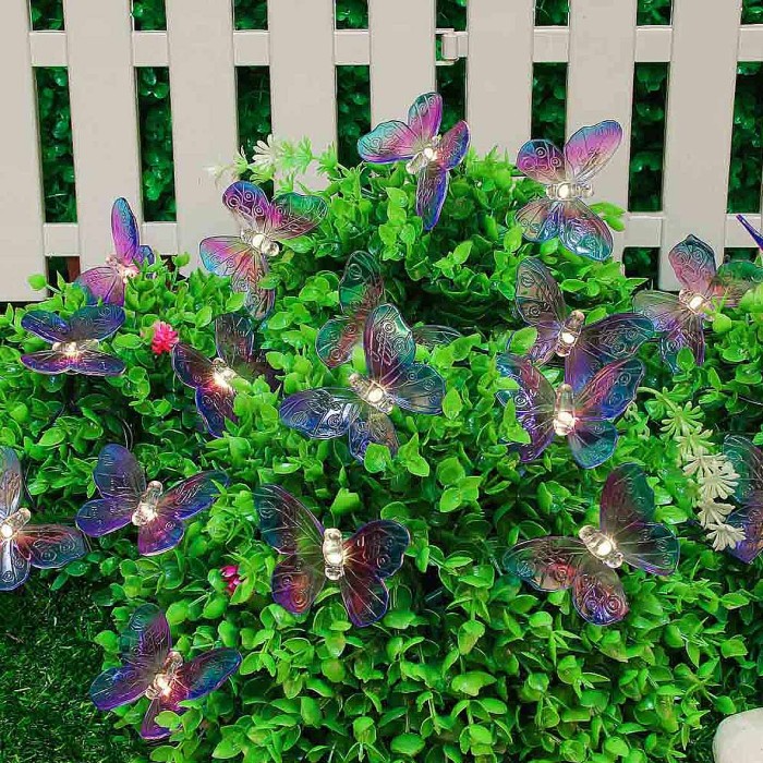 Украшение новогоднее Гирлянда Inbloom шампань на солн батарее 25LED 7м арт185-058