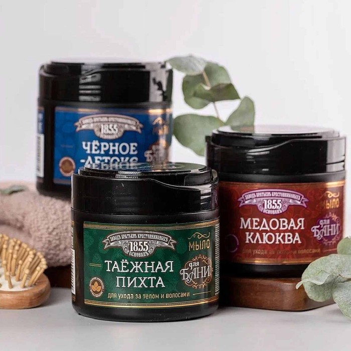 Мыло густое ЗБК Медовая клюква для бани 450мл пэт