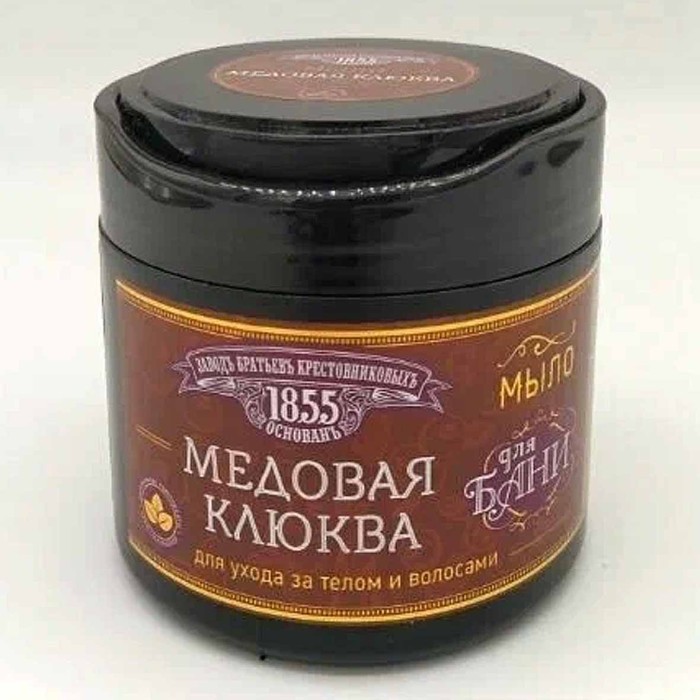 Мыло густое ЗБК Медовая клюква для бани 450мл пэт