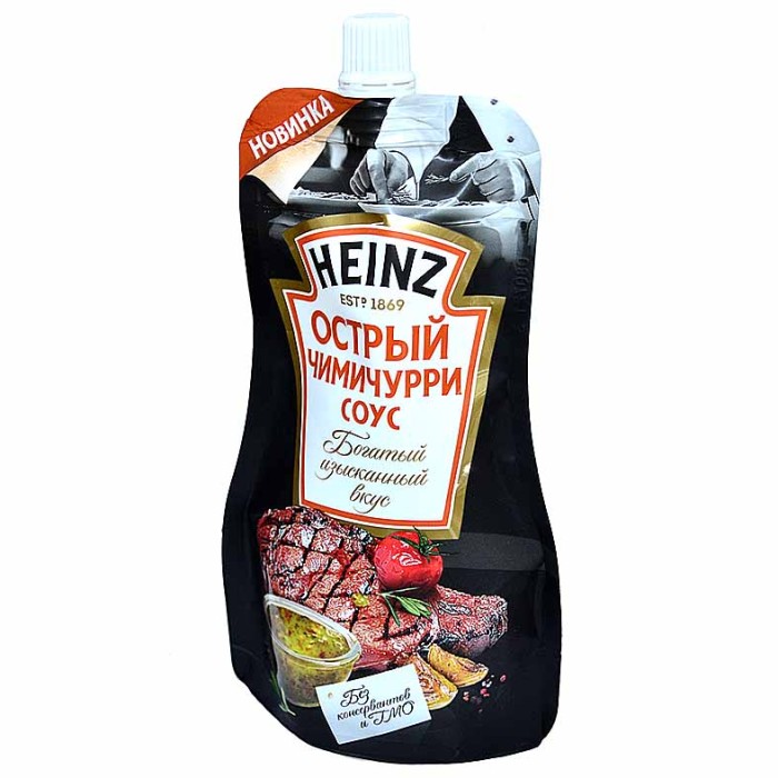 Соус Heinz Острый Чимичурри 230гр д/п