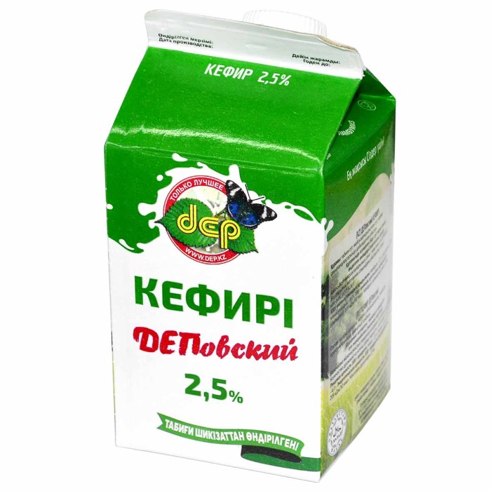 Кефир dep ДЕПовский 2,5% 500мл т/п