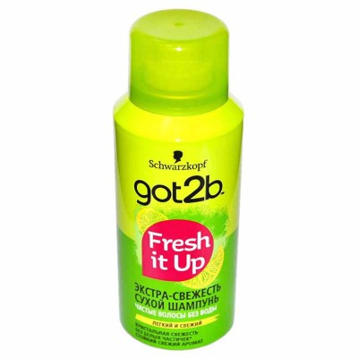 Шампунь сухой для волос Got2b Fresh it up Экстр-свежесть 100мл ж/б