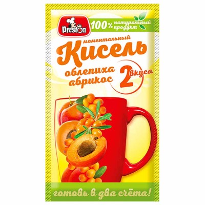 Кисель Preston облепиха-абрикос 30г м/у