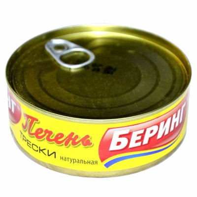 Печень трески Беринг 230гр ж/б