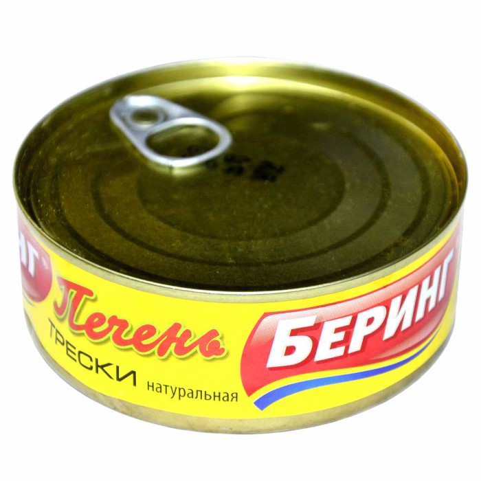 Печень трески Беринг 230гр ж/б