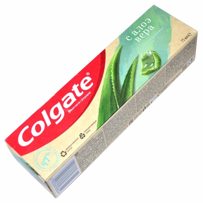 Паста зубная Colgate Naturals Алоэ вера 75мл к/у