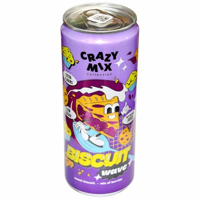 Напиток Crazy Mix Biscuit wave газ 0,33л ж/б