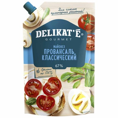 Майонез КАМАКО Delikat'e Провансаль классический 400мл д/п