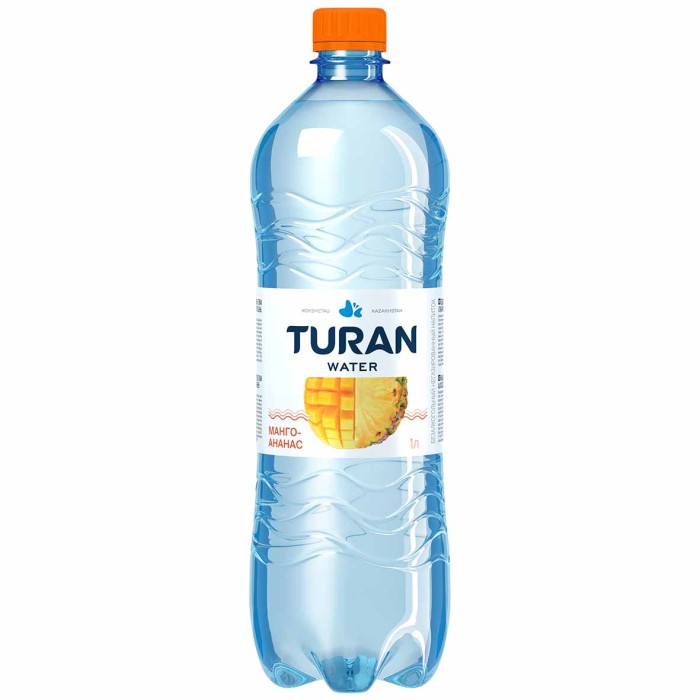 Вода Turan с манго и ананасом 1л пэт