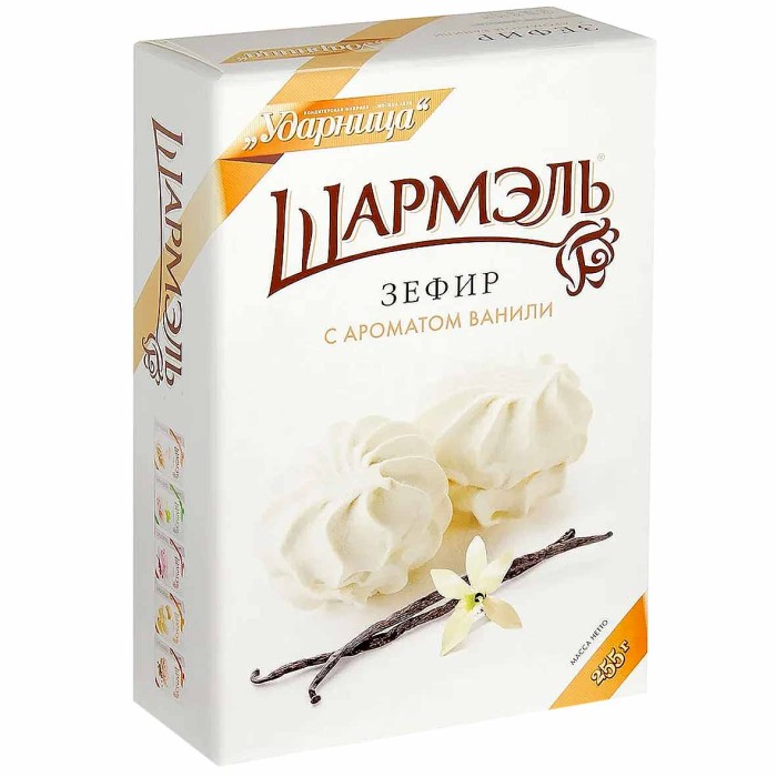 Зефир Шармель с ароматом ванили 255гр к/у