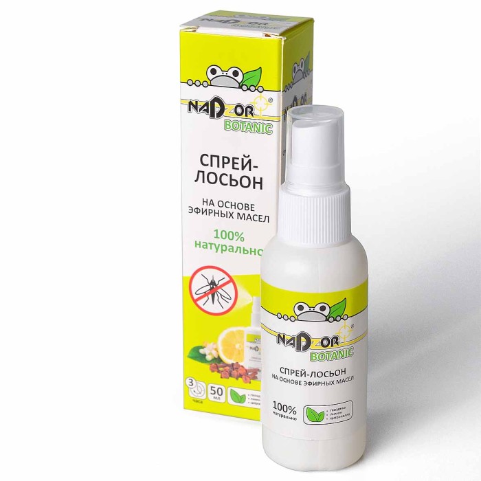 Спрей Nadzor Botanic от комаров на основе эфирных масел артNAT002