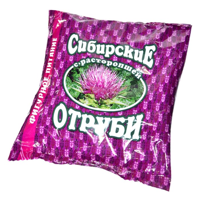 Отруби Сибирские с расторопшей 200гр м/у