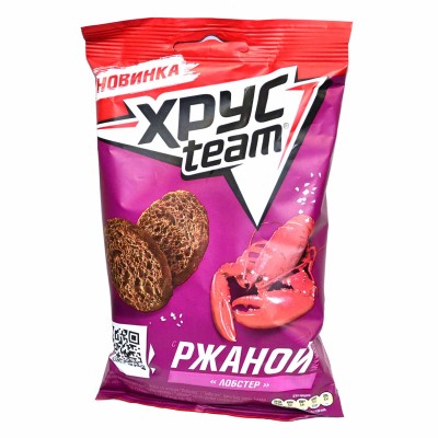 Сухарики Хрусteam ржаные вкус лобстер 60гр м/у