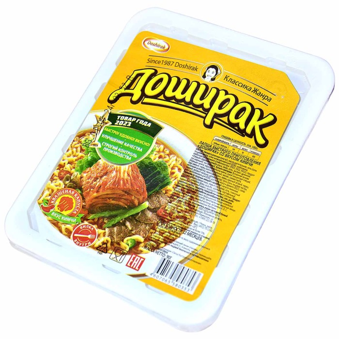 Лапша Доширак со вкус кимчи 90гр т/у