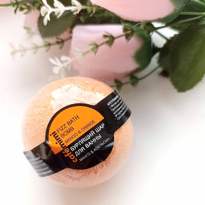 Шар бурлящий Café Mimi Манго и апельсин 120гр