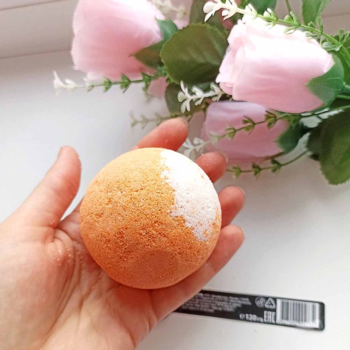 Шар бурлящий Café Mimi Манго и апельсин 120гр