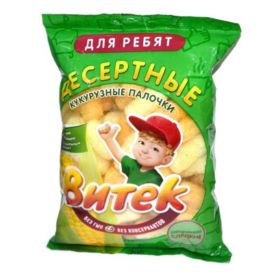 Палочки кукурузные Витек десертные 60гр м/у