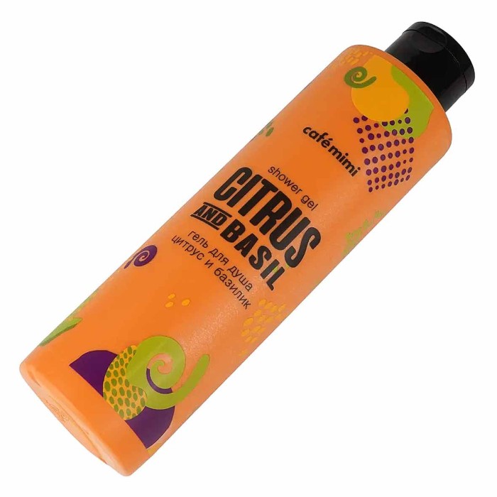 Гель для душа Cafe Mimi Цитрус и Базилик 300мл пэт