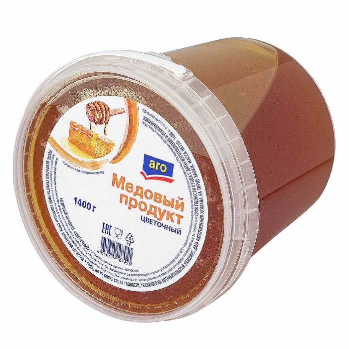 Продукт медовый Aro цветочный 1400гр пэт