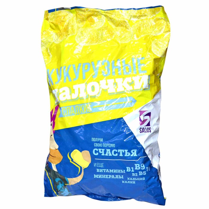 Палочки кукурузные Salus 250гр м/у