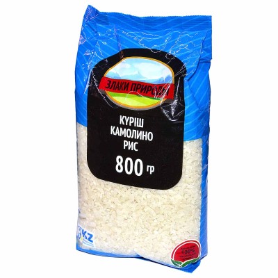 Крупа рис Злаки природы Камолино 800гр м/у