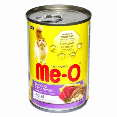Корм для кошек Ме-о морепродукты 400гр ж/б