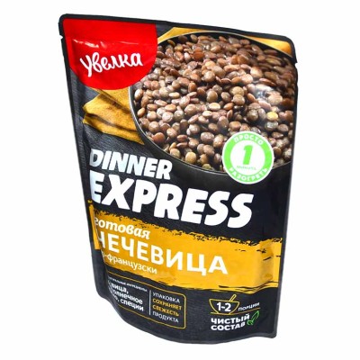 Чечевица готовая Dinner Express по-французски 250гр д/п