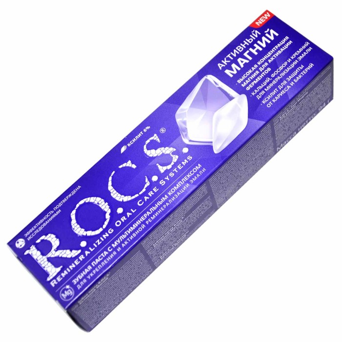 Паста зубная R.O.C.S Активный магний 94гр к/у